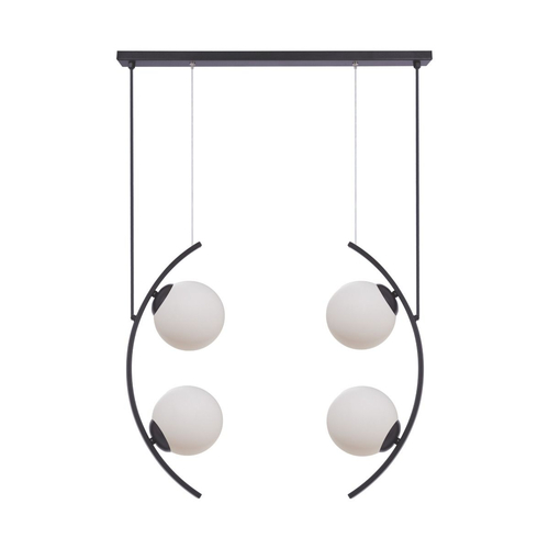 ZUMA LINE PENDANT HELIX 5016 4XE14 BLACK/WHITE