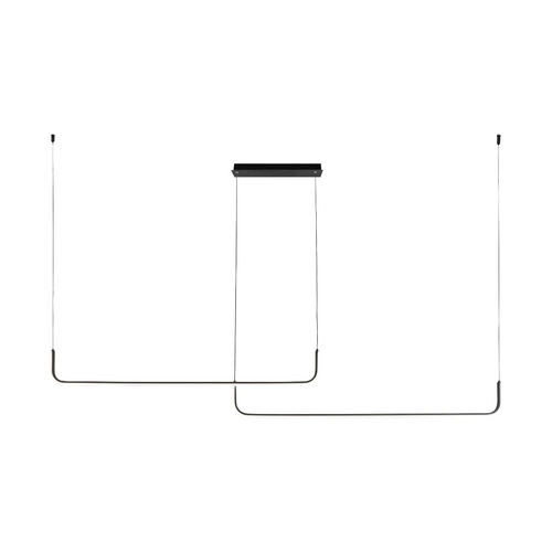 ZUMA LINE LED PENDANT RIKE 2023199-BK 40W CCT BL