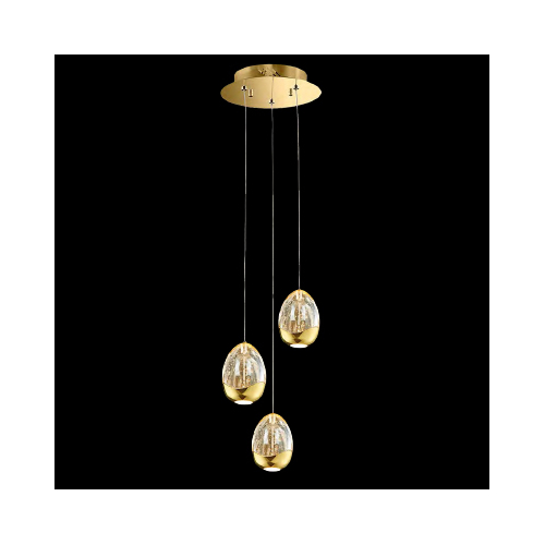 GOLDEN EGG LED PENDANT 14.4W 3000K, GOLD