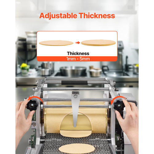 VEVOR Electric Tortilla Maker Automatic Tortilla Making Machine 5,5in Diameter
