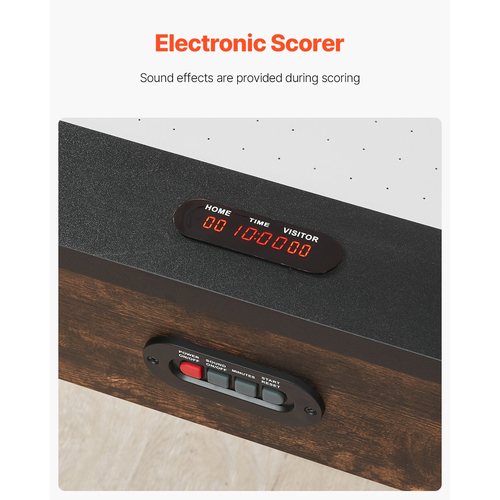 VEVOR 214 cm Air Hockey Table Air Powered Arcade Table Arcade Electronic Scorer Pushers