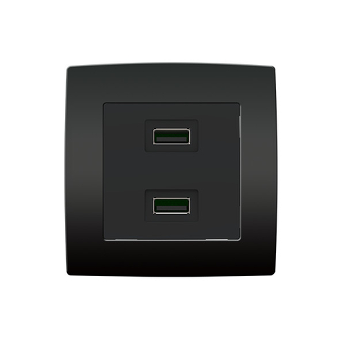 CITY ΔΙΠΛΗ ΠΡΙΖΑ USB ΑΝΘΡΑΚΙΤΗΣ