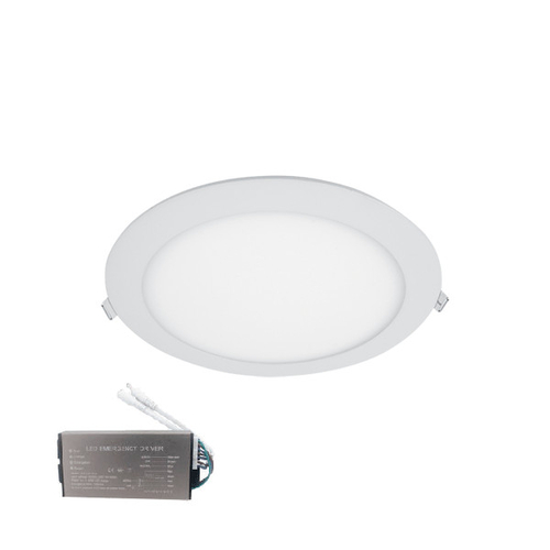 LED ΠΑΝΕΛ ΣΤΡΌΓΓΥΛΟ 12W 6500K IP44+ ΚΙΤ ΑΣΦΑΛΕΙΑΣ