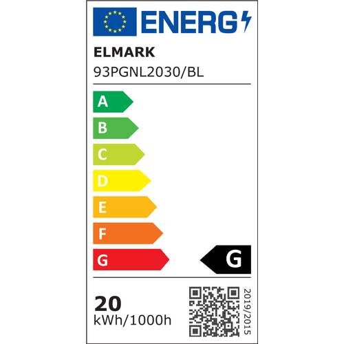 PGNL ΣΠΟΤ ΡΑΓΑΣ 2-ΓΡΑΜΜΩΝ 20W 120° 3000K ΜΑΥΡΟ