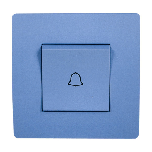 EL BASIC TG112 DOORBELL SWITCH BLUE-OLD