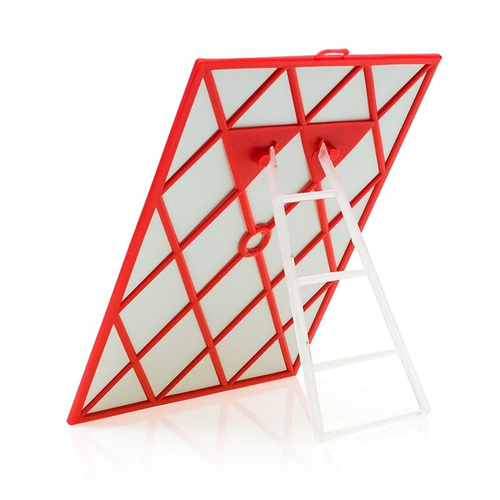 Καθρέφτης 18*24cm Κάδρο Κόκκινο