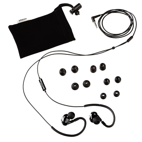 Basics Sports Hands Free Curved Black