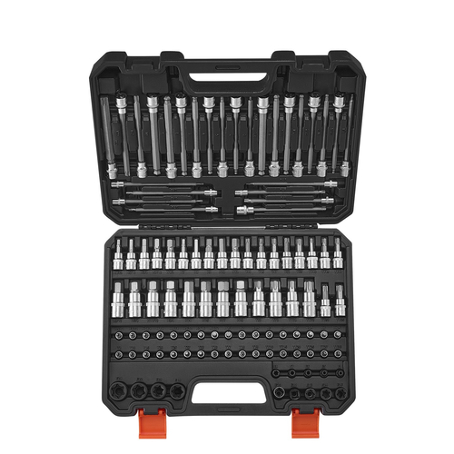Bit Socket Set 107-Piece SAE και Metric Hex/Torx/E-Torx/Tamper-Proof/Extra Long