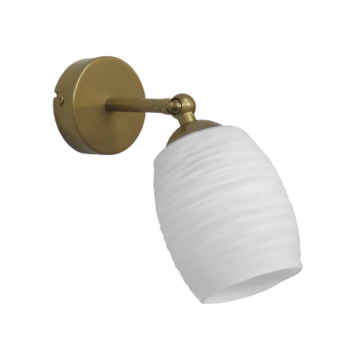 BARREL/AP KEY GOLD-WHITE ΑΠΛΙΚΑ ΓΥΑΛΙ E/27