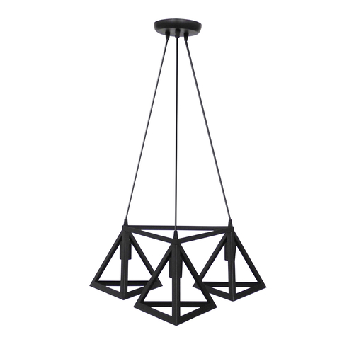 GIZA 3/L TRIANGLE BLACK PLASTIC-METAL ΚΡΕΜΑΣΤΟ