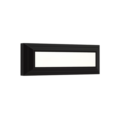 Φωτιστικό επιτοίχιο πλαφονιέρα HER-08 BLACK LED εξωτερικού χώρου