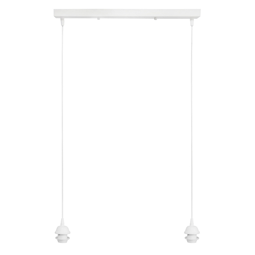 Ράγα φωτιστικού οροφής E/27 RAGA 2L WHITE METAL