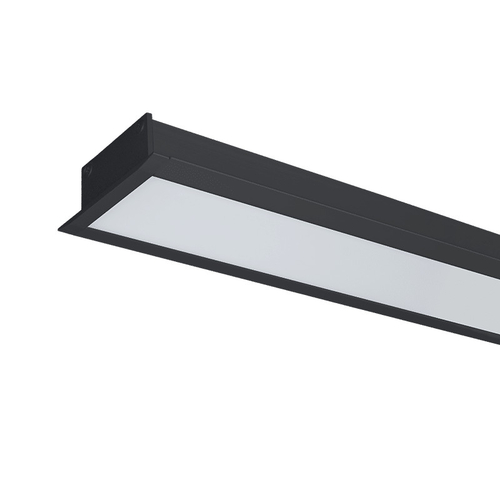 LED ΠΡΟΦΙΛ ΧΩΝΕΥΤΟ S77 64W 4000K 1500MM ΜΑΥΡΟ