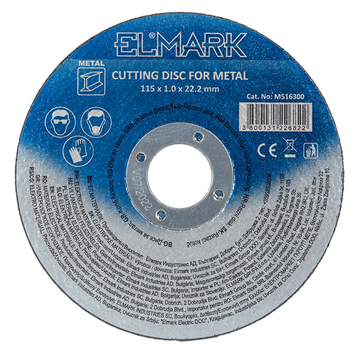 ΔΙΣΚΟΣ ΚΟΠΗΣ ΜΕΤΑΛΛΟΥ 115x1.6x22.2mm