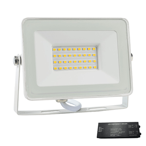 VEGA30 SLIM SMD 30W LED ΠΡΟΒΟΛΕΑΣ 3000K ΛΕΥΚΟ+ ΚΙΤ ΑΣΦΑΛΕΙΑΣ