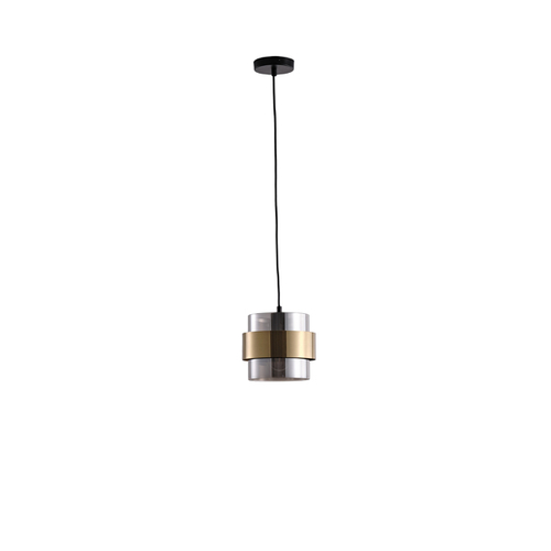 ΦΩΤΙΣΤΙΚΟ ΚΡΕΜΑΣΤΟ 1XE27 180X1205mm MAX 15W ΜΑΥΡΟ-ΧΡΥΣΟ ARTE ILLUMINA RELIAC