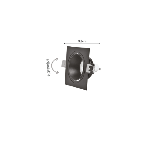 Inlight Downlight σποτ GU10 σε λευκή και μαύρη απόχρωση (X00320WB)