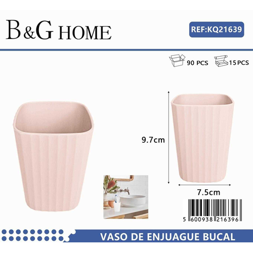 Θήκη οδοντόβουρτσας πλαστική - Light Pink - 21639