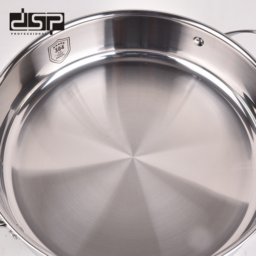 Τηγάνι ανοξείδωτο με καπάκι - 2.7L - CS001-C24 - DSP - 562519