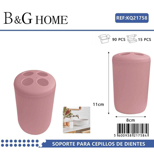 Θήκη οδοντόβουρτσας πλαστική - Pink - 21758