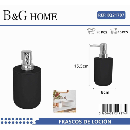 Θήκη κρεμοσάπουνου Dispenser πλαστική - Black - 21787