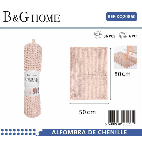 Πατάκι μπάνιου - M0839 - 50x80cm - Light Pink - 20860