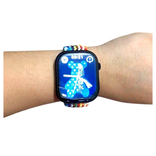 Σετ ασύρματα ακουστικά & Smartwatch με 2 λουράκια - P9 Series 10 - 812235 - Pink