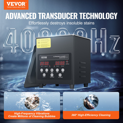 Μηχανή καθαρισμού Ultra Sonic 2L με θερμαντήρα καλαθιού και χρονοδιακόπτη 60W