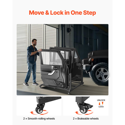 VEVOR 4 Doors Jeep Door Storage Cart για Jeep Wrangler JK JKU JL Gladiator