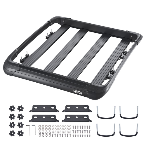 Καλάθι Αποσκευών VEVOR Σχάρα Οροφής 48 x 40 x 5,6 ίντσες για Θήκη Αποσκευών Αυτοκινήτου