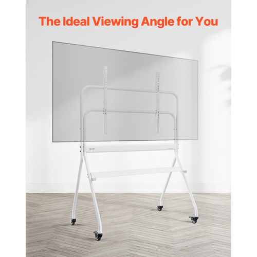 Βάση τηλεόρασης VEVOR Rolling TV Cart για φορητή τηλεόραση, χωρητικότητα έως 198 λίβρες για οθόνες 35-100 ιντσών
