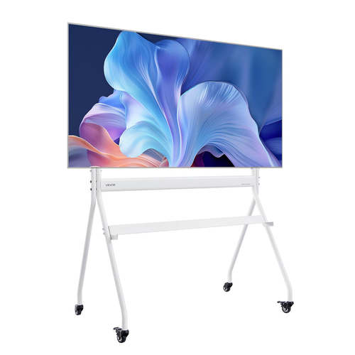 Βάση τηλεόρασης VEVOR Rolling TV Cart για φορητή τηλεόραση, χωρητικότητα έως 198 λίβρες για οθόνες 35-100 ιντσών