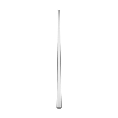GLOBOSTAR® ALP-LINEAR RECESSA 61787-3M Χωνευτό Προφίλ Αλουμινίου με Λευκό Γαλακτερό Πατητό Κάλυμμα για Ταινίες LED IP20 - Γκρι Ανθρακί Ματ - Μ300 x Π3.5 x Υ4cm