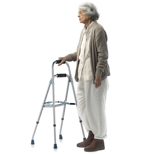 VEVOR Folding Hemi Walker One Arm Mobility Walker για ηλικιωμένους και ρυθμιζόμενο ύψος