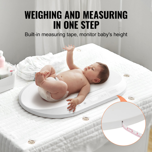 Ψηφιακή βρεφική ζυγαριά VEVOR Baby Scale με λειτουργία συγκράτησης και απόβαρης ταινίας μέτρησης