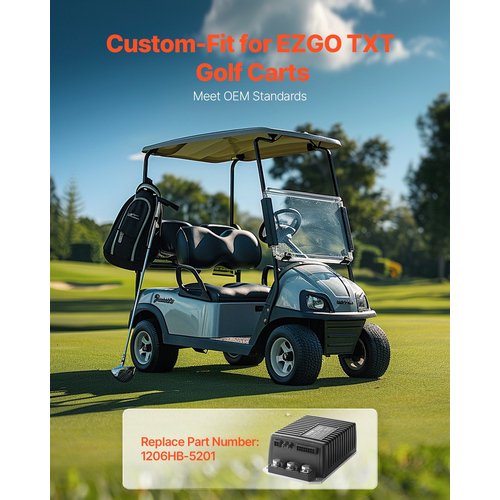 Ελεγκτής ταχύτητας VEVOR Golf Cart 48V 250A για EZGO TXT 1206HB-5201