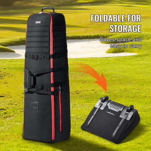 Κάλυμμα θήκης αποσκευών γκολφ VEVOR Golf Club Travel Bag Golf Bag with Wheels 1000D Nylon