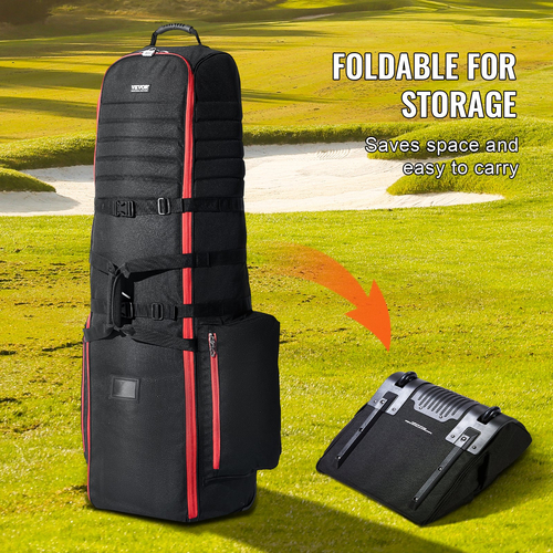 VEVOR Golf Club τσάντα ταξιδιού Κάλυμμα θήκης αποσκευών Golf με ρόδες 1800D Oxford