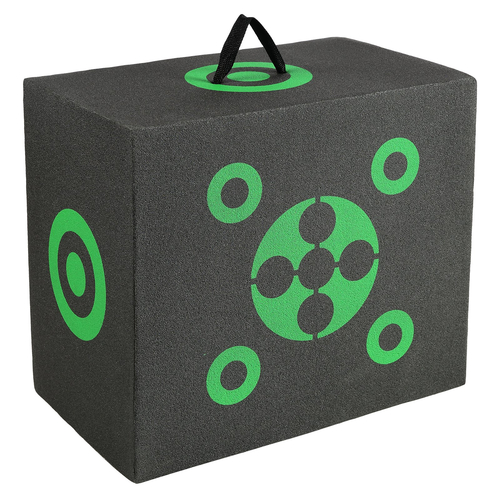VEVOR Archery Target, 16"x18" All-side Shotting Archery Target, Outdoor Portable Target Archery Target with Carry Handle, Εύκολη αφαίρεση βέλους, Μεγάλη ορατότητα, Ελαφρύ, Εύκολο στη μεταφορά, Μαύρο