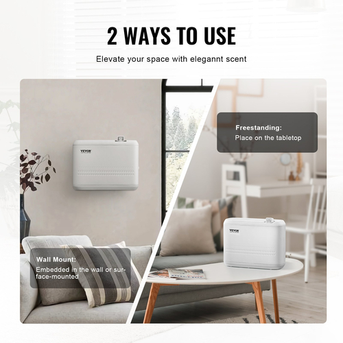 VEVOR HVAC Scent Diffuser 850ML Cold Air Scent Air Machine 5000 Sq.Ft Χωρίς νερό