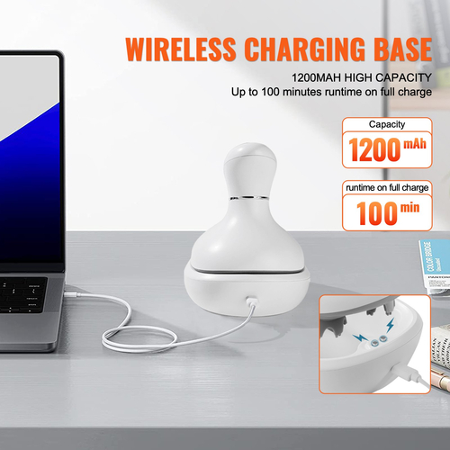 VEVOR Electric Scalp Massager Επαναφορτιζόμενο Head Massager Αδιάβροχο φορητό