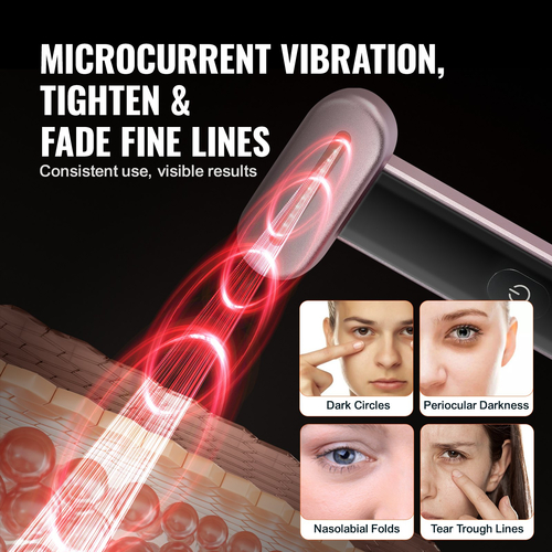 VEVOR Red Light Therapy Wand 7-χρωμάτων LED Light Therapy για πρόσωπο, λαιμό και μάτια
