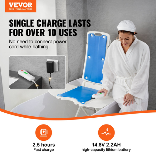 VEVOR Electric Chair Lift 19,96" Lift Elderly off Floor 310 LBS Seniors Patient