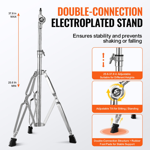 VEVOR 32 Note Glockenspiel Ξυλόφωνο σετ κουδουνιών με σφύλες, μπαστούνια τυμπάνου και βάση