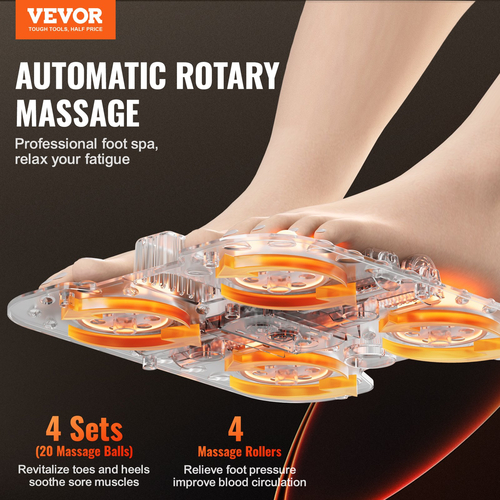 VEVOR Foot Spa Bath Massager with Heat Pedicure Poot Bath Bath for Relief To Stress
