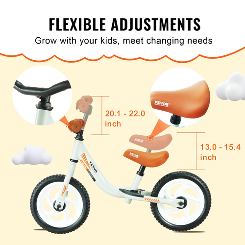 VEVOR Toddler Balance Bike Ποδήλατο από κράμα αλουμινίου Balance για 1-5 ετών αγόρι κορίτσι