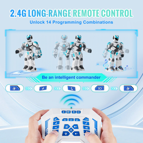 VEVOR RC Robot Toy Talking Dancing Χειρονομία και φωνητικό τηλεχειριστήριο Προγραμματιζόμενο