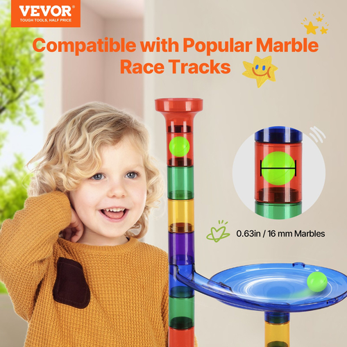 VEVOR Marble Run Set 110 PCS Building STEM Toy Educational Blocks Δώρο για παιδιά