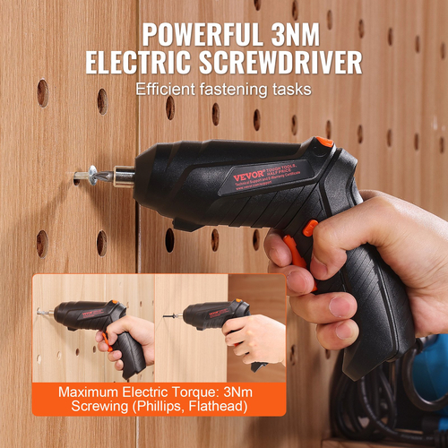 VEVOR Tool Kit 96 τεμαχίων Σετ οικιακών εργαλείων χειρός Ασύρματη θήκη εργαλείων κατσαβιδιού
