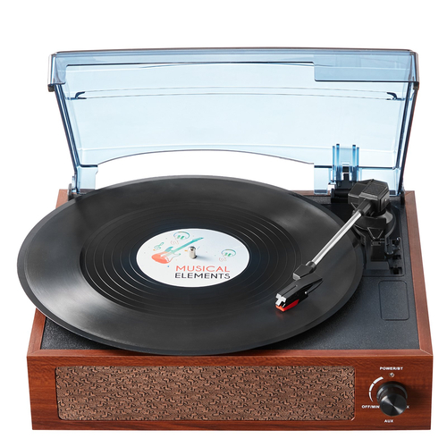 VEVOR Bluetooth Vinyl Πικάπ Ηχεία 3 ταχυτήτων με ζώνη 5W